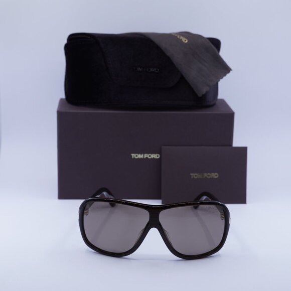 Tom Ford Blake FT0242 50J Aviator Sunglasses - Brown - Picture 2 of 9